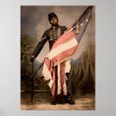  sergeant William Carney 1864 Poster (Voorkant)