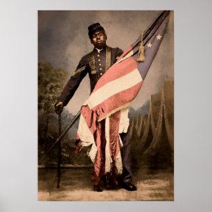  sergeant William Carney 1864 Poster