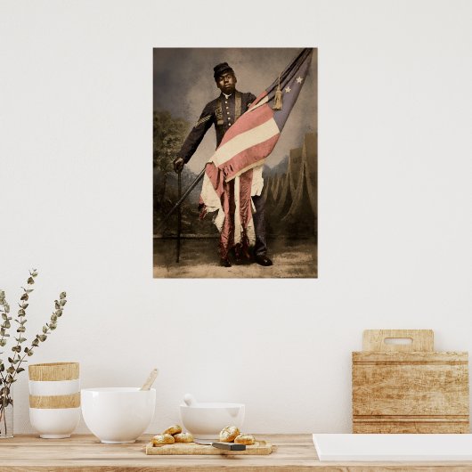  sergeant William Carney 1864 Poster (Keuken)