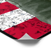 Sergeant York en de Amerikaanse vlag — Grens Poster (Hoek)