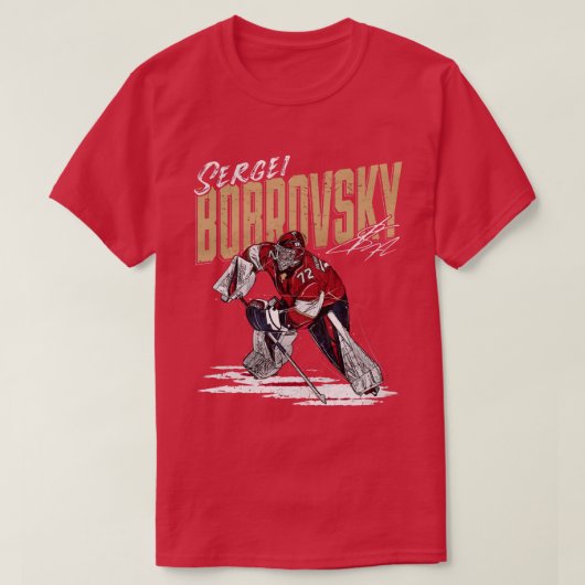 Sergei Bobrovsky Chisel T-shirt (Design voorkant)