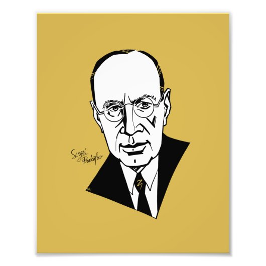 Sergei Prokofiev Foto Afdruk (Voorkant)