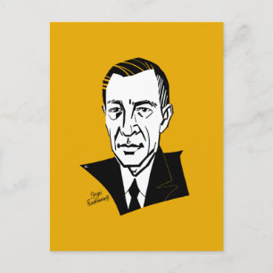 Sergei Rachmaninoff Briefkaart