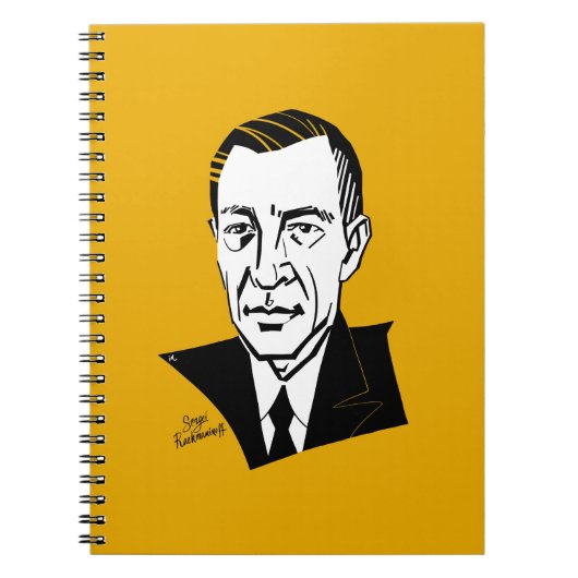 Sergei Rachmaninoff Notitieboek (Voorkant)