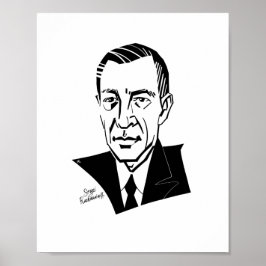 Sergei Rachmaninoff Poster