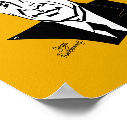 Sergei Rachmaninoff Poster (Hoek)