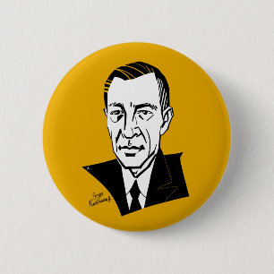 Sergei Rachmaninoff Ronde Button 5,7 Cm