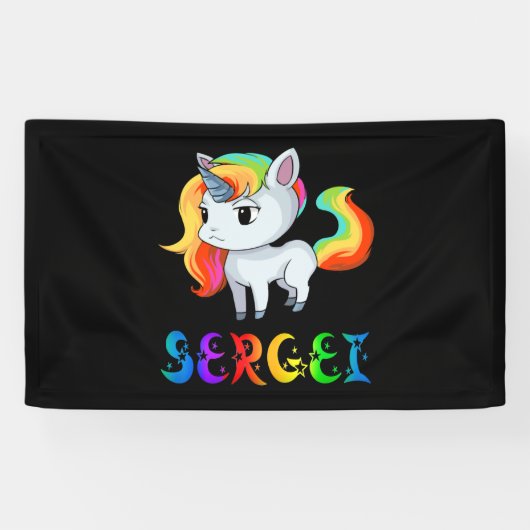 Sergei Unicorn Spandoek (Horizontaal)