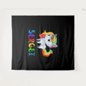 Sergei Unicorn Wandkleed (Voorkant (horizontaal))
