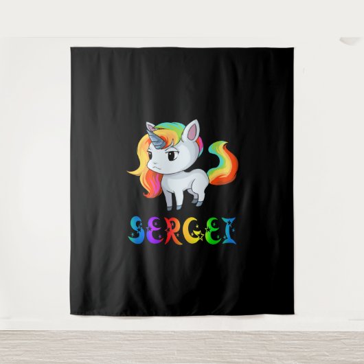 Sergei Unicorn Wandkleed (Voorkant)