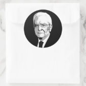 Sergio Mattarella Ronde Sticker (Tas)