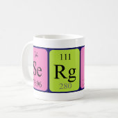 Sergio periodieke table name mok (Voorkant links)