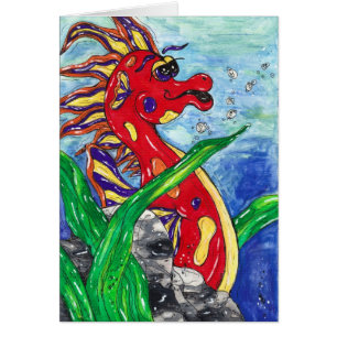 Sergio the Seahorse Cards