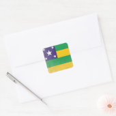Sergipe Vierkante Sticker (Envelop)