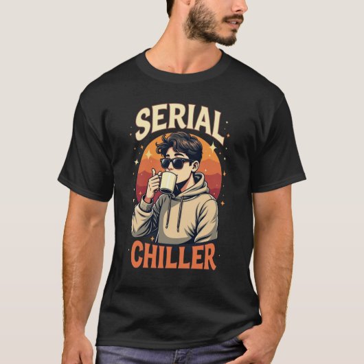 Serial Chiller Hoodie T-shirt (Voorkant)