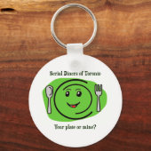 Serial Diners2 - het Bord Sleutelhanger (Voorkant)