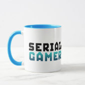Serial Gamer Funny Geek Mok (Links)