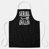 Serial Griller Grappige BBQ Schort (Voorkant)