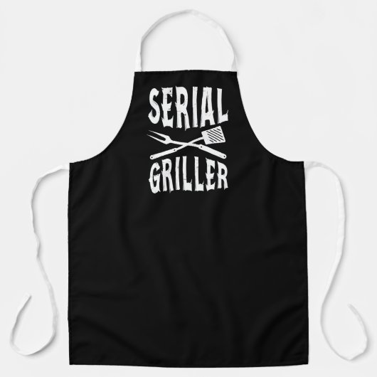 Serial Griller Grappige BBQ Schort (Voorkant)