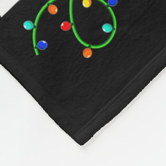 Serial Killer Shirt Christmas Tree Crime Scene Tru Fleece Deken (Hoek)