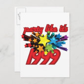 Serie 1999 - Star Power Uitnodiging Briefkaart (Voorkant / Achterkant)