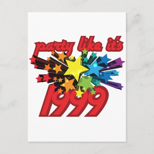 Serie 1999 - Star Power Uitnodiging Briefkaart (Voorkant)