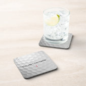 Serie 1 gepersonaliseerde golfbalcadeaus met handt bier onderzetter (Rechterzijde)