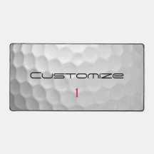 Serie 1 gepersonaliseerde golfbalcadeaus met handt