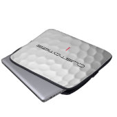 Serie 1 gepersonaliseerde golfbalcadeaus met handt laptop sleeve (Voorkant onderkant)