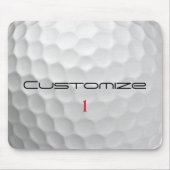 Serie 1 gepersonaliseerde golfbalcadeaus met handt muismat (Voorkant)