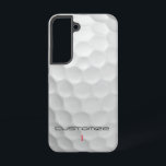 Serie 1 gepersonaliseerde golfbalcadeaus met handt samsung galaxy hoesje<br><div class="desc">Op zoek naar het ultieme cadeau voor golfers? FORE!</div>