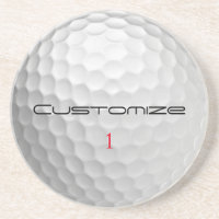 Serie 1 gepersonaliseerde golfbalcadeaus met handt