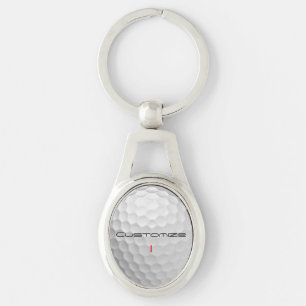 Serie 1 Persoonlijke Golfbal Cadeaus Sleutelhanger