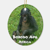 Serie Bonobo Ape Keramisch Ornament (Links)