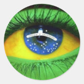 Serie Brasil Ronde Sticker (Voorkant)
