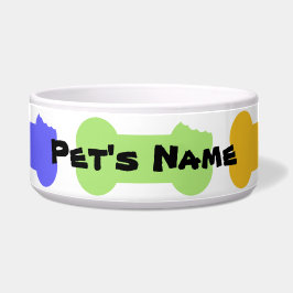 Serie Chewed Botten Personalized Dog Bowl 2 Voerbakje