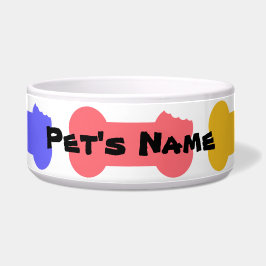 Serie Chewed Botten Personalized Dog Bowl 3 Voerbakje