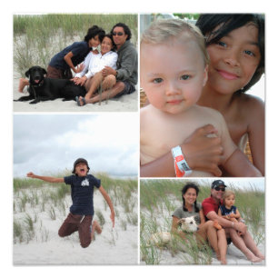 serie fotocollage afdrukken foto afdruk