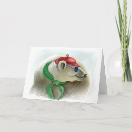 Serie gelukkige dieren "8" kaart (Voorkant)