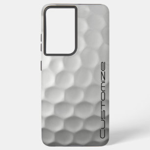 Serie gesigneerde gepersonaliseerde golfbalcadeaus samsung galaxy hoesje