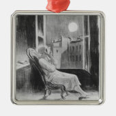 Serie "Les Bas-Bleus", O Moon Metalen Ornament (Voorkant)