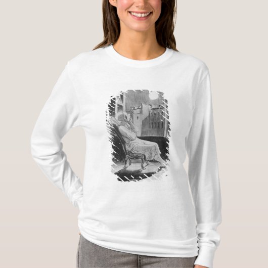 Serie "Les Bas-Bleus", O Moon T-shirt (Voorkant)