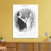 Serie "Les beaux jours de la vie", A new Canvas Afdruk (Insitu (Woonkamer))