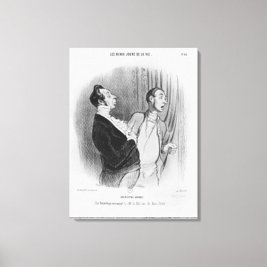 Serie "Les beaux jours de la vie", A new Canvas Afdruk (Voorkant)