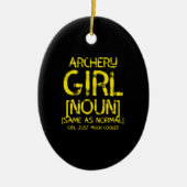 Serie-meisje zelfstandig keramisch ornament (Voorkant)