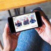 Serie met kerstfoto's Multi Feestdagenkaart