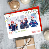 Serie met kerstfoto's Multi Feestdagenkaart