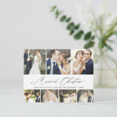 Serie met kerstmis 7 Foto collage Feestdagenkaart (Staand voorkant)