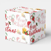 Serie met prettige kerstkalligrafie bedankdoosjes (Achterkant)