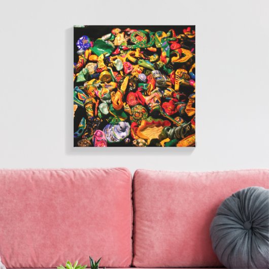 Serie Micromanethiques Miniatuur Micro Objecets C Canvas Afdruk (Insitu (Woonkamer))